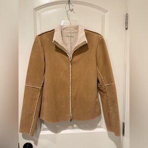 Velvet Tan Teddy Lined Jacket